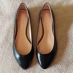 Kelly & Katie Black Flats
